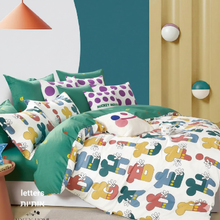 טען תמונה לצפייה בגלריה, סט מצעים יחיד - דגם אותיות-סט יחיד-ARTEX HOME-סופר הום
