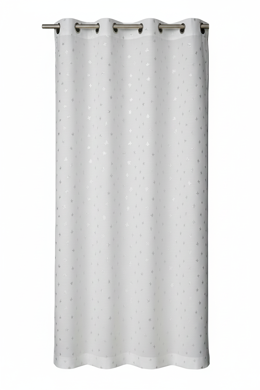 וילון קרמן – דמוי פשתן - מגוון צבעים-וילון בד-ASHRAM-לבן-סופר הום