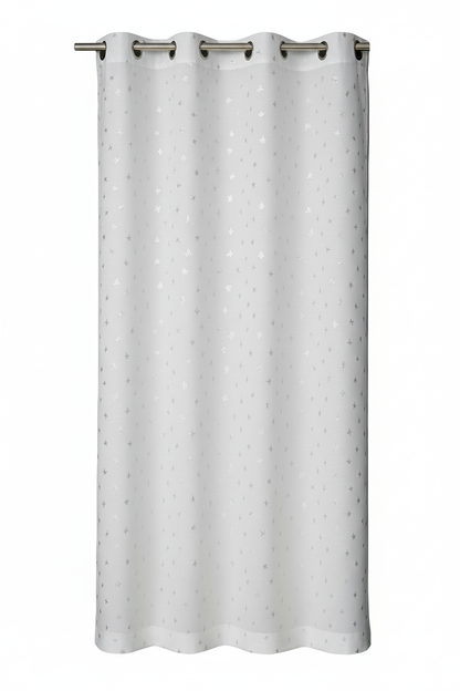 וילון קרמן – דמוי פשתן - מגוון צבעים-וילון בד-ASHRAM-לבן-סופר הום