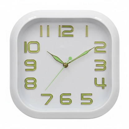 שעון קיר קלאסי פלסטיק 29 ס"מ - מגוון צבעים-שעון קיר-ס.ז. מחנה יהודה-סופר הום