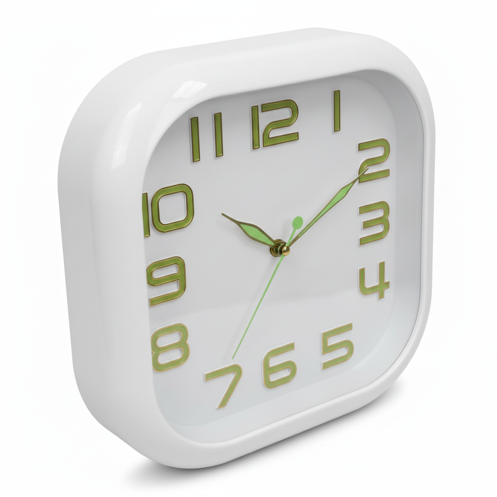 שעון קיר קלאסי פלסטיק 29 ס"מ - מגוון צבעים-שעון קיר-ס.ז. מחנה יהודה-סופר הום