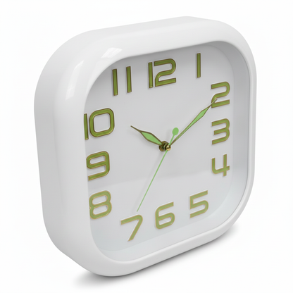 שעון קיר קלאסי פלסטיק 29 ס"מ - מגוון צבעים-שעון קיר-ס.ז. מחנה יהודה-סופר הום