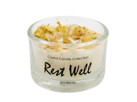 נר קריסטלים ריחני צהוב-נרות-א. לויזון-סופר הום