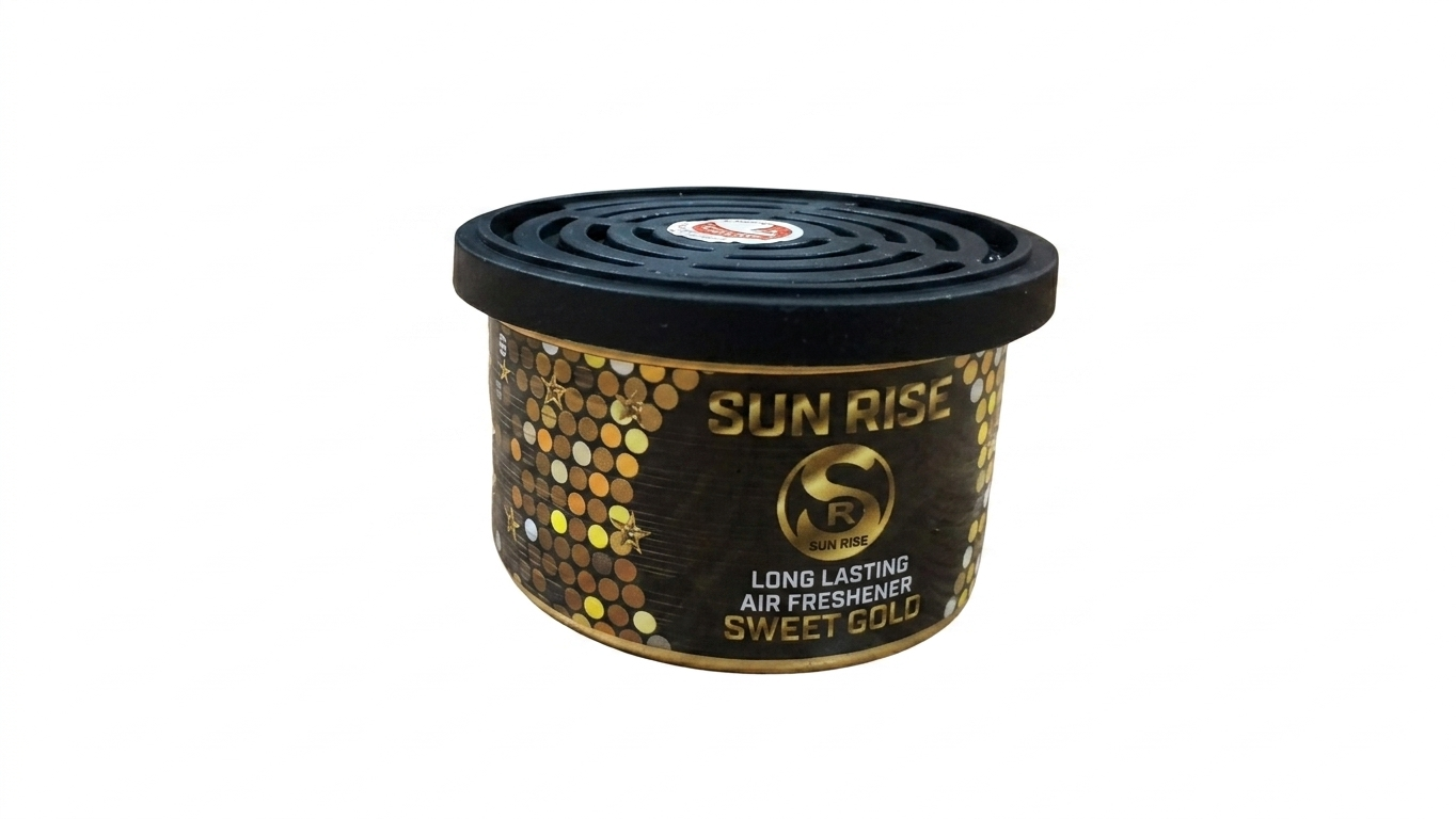פחית ריח סנרייז במגוון ריחות-מפיץ ריח-SunRise-SWEET GOLD-סופר הום