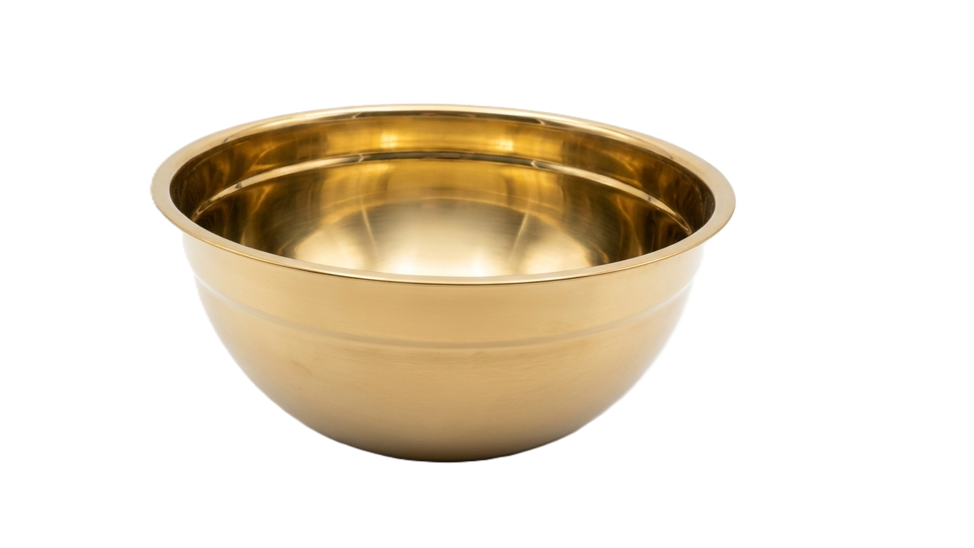 קערת נירוסטה דגם Premium Gold Bowls - מגוון מידות-קערות נירוסטה-אידיאלי לבית-24×10.8 ס"מ - ID929-סופר הום