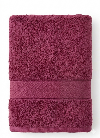 מגבת גוף 70*140 ס"מ - מגוון צבעים-מגבת גוף-Cotton Avenue-בורדו-סופר הום