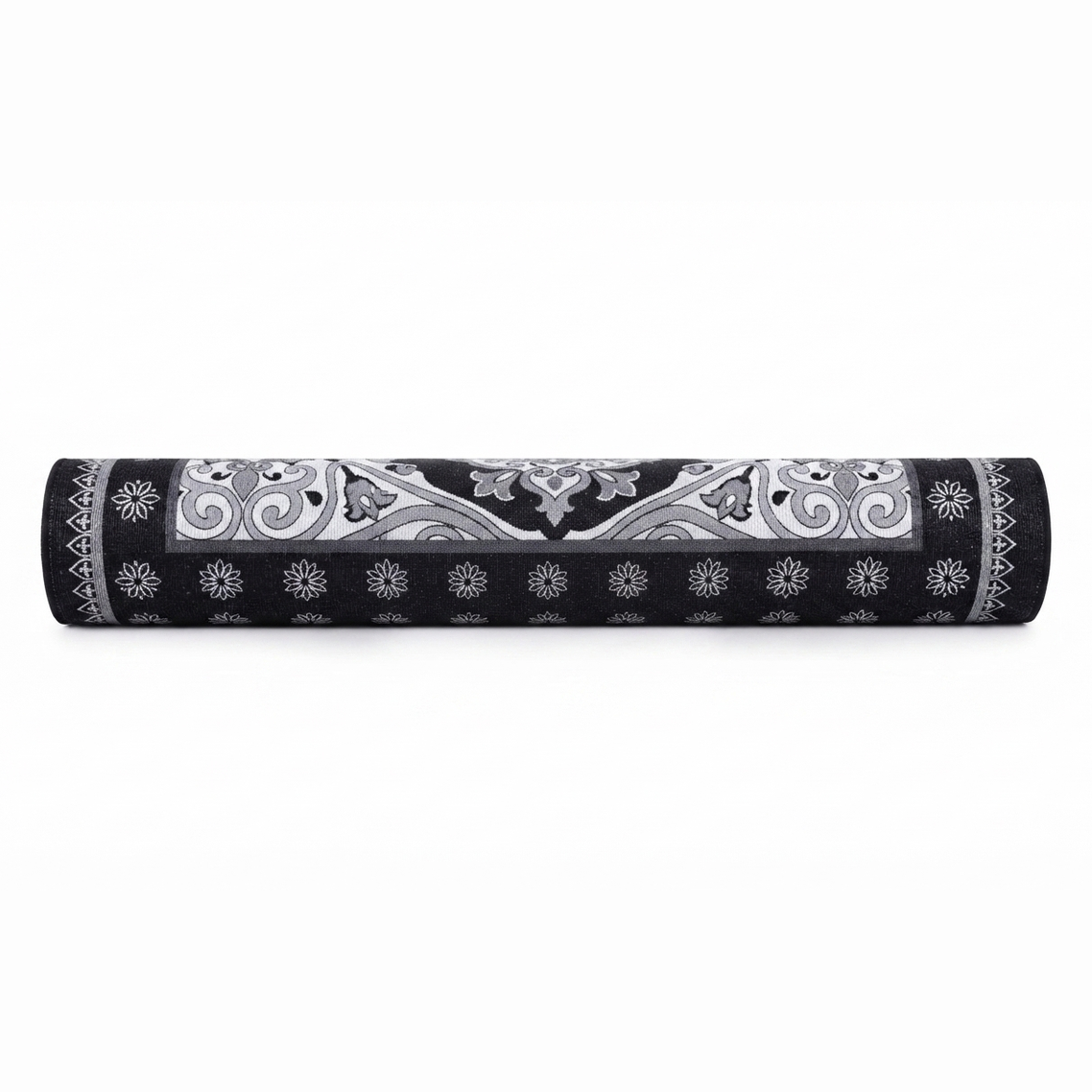 מיקס שטיחים 60x120 ס"מ קולקציית פלורה-שטיח מטבח-Fennoma-עיטור שחור-סופר הום