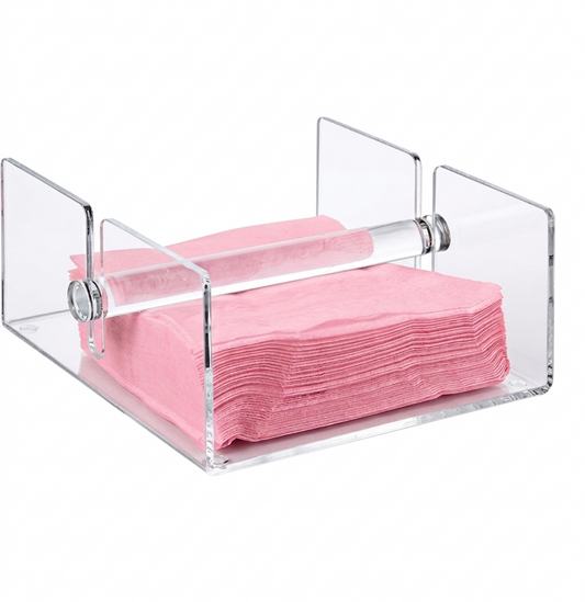 מעמד אקרילי למפיות שוכב