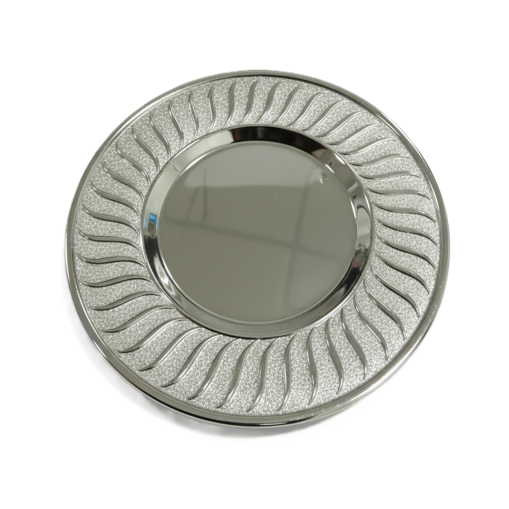 גביע קידוש עם תחתית - דגם גלים-גביע קידוש כסוף-KARAT-סופר הום