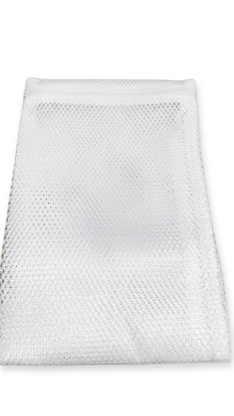 שקית כביסה - 60×80 ס"מ-רשת כביסה-KashGan-לבן-סופר הום