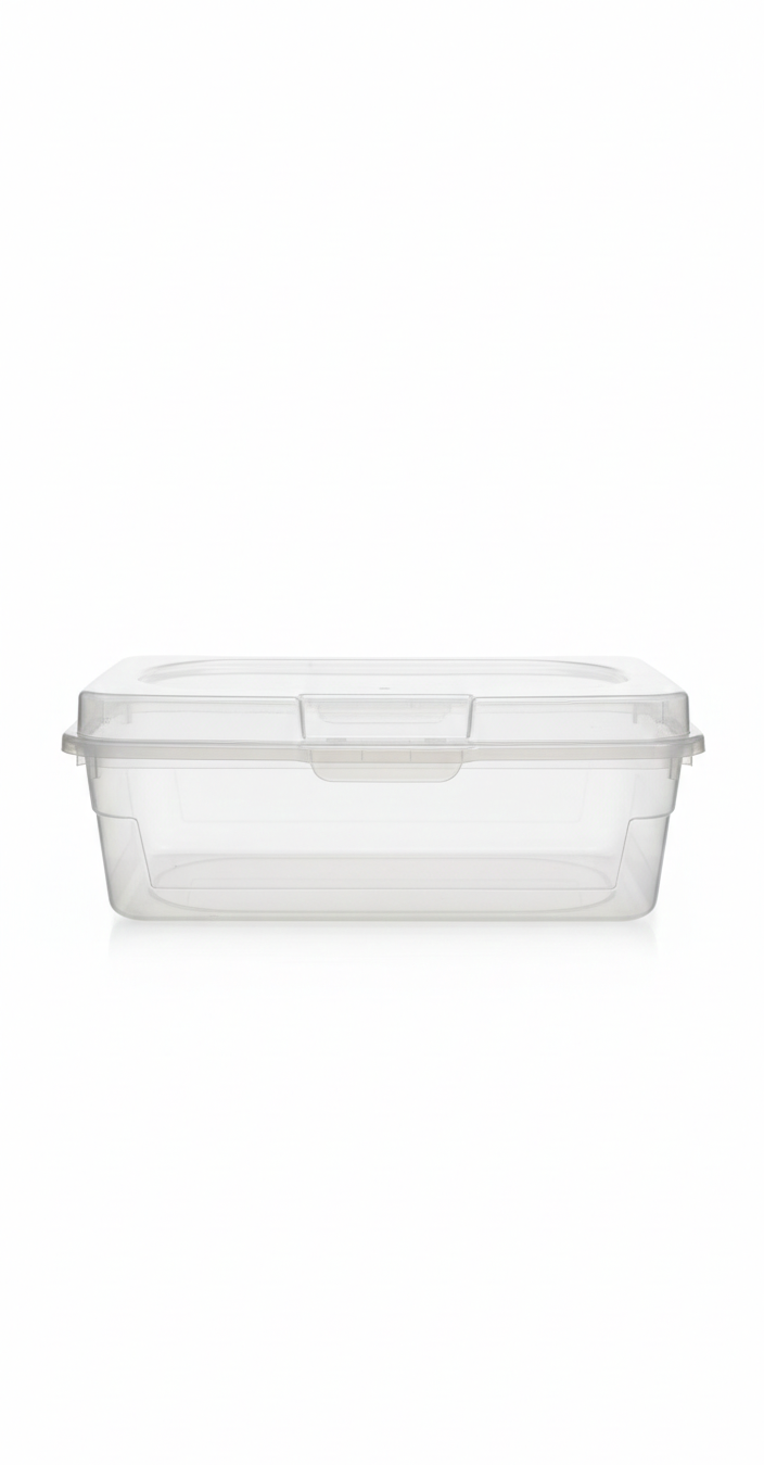 מיכל אחסון פלסטיק שקוף - מגוון גדלים-קופסא-Tal Plast-2.7 ליטר-סופר הום