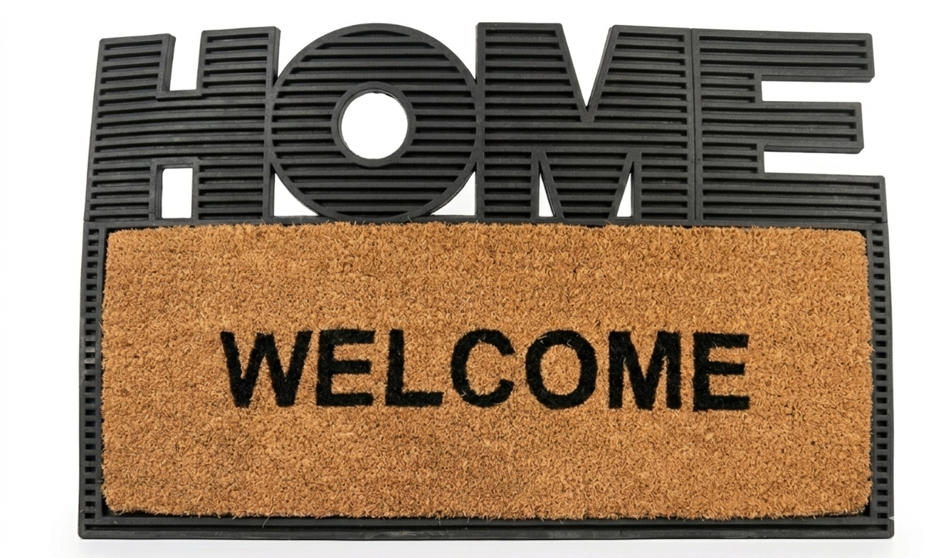 HOME שטיח כניסה מעוצב - דגם-שטיח בד-דיקלית-סופר הום