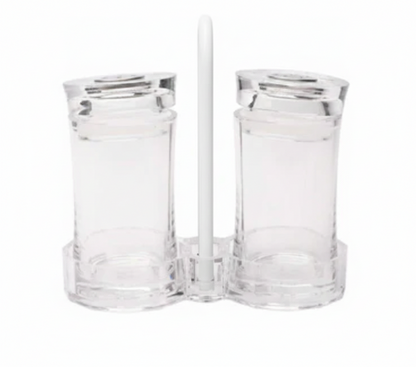 זוג מלחיות אקרילי עם מעמד KEREN-מלחיה-Cucina-סופר הום