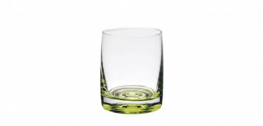 סט 6 כוסות ויסקי/ליקר PavoGreenish קריסטל-כוסות נמוכים-Crystalite Bohemia-ליקר-סופר הום