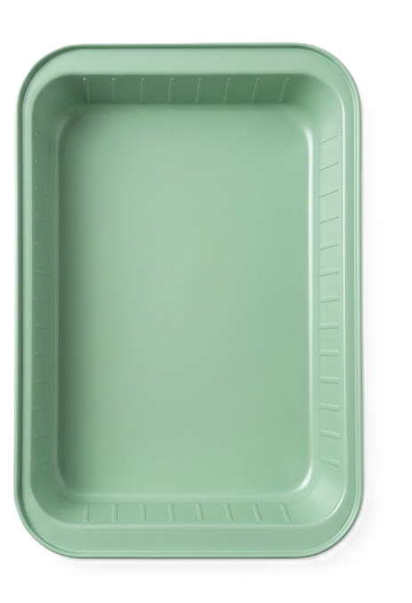 תבנית מלבנית 37X25.5X6 TORINO - מגוון צבעים-תבניות מתכת-La kitchenette-ירוק-סופר הום
