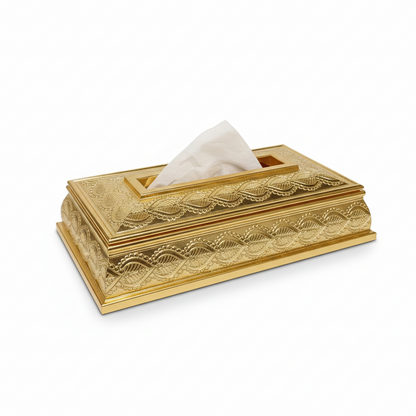 קופסת טישו גולדן-קופסת טישו-סופר הום-סופר הום