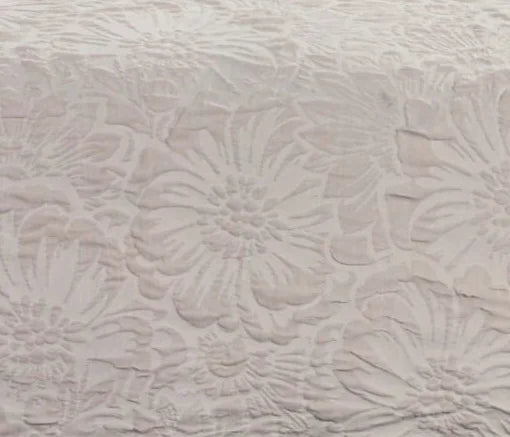 סט מצעים יחיד ג'קארד יוקרתי דגם FLOWER OFFWHITE-סט יחיד-ARTEX HOME-סופר הום