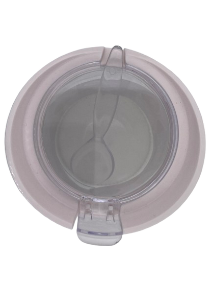 צנצנת זכוכית לתבלינים עם מכסה וכפית מפלסטיק-צנצנת תבלינים-סקטור אפיקים-סופר הום