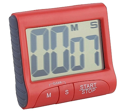 טיימר דיגיטלי צבעוני עם מגנט-טיימר-SUPERHOME סופרהום-אדום-סופר הום