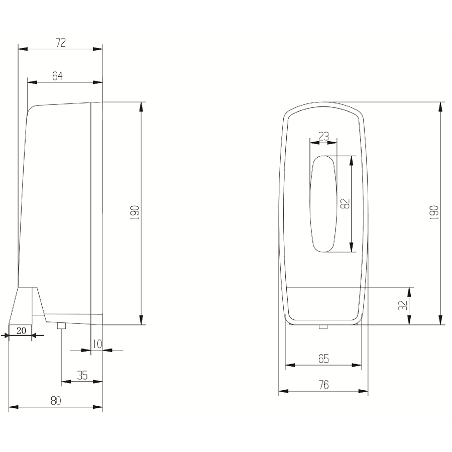 דיספנסר רב שימושי 350 מ"ל-דיספנסר לסבון-Tamir-סופר הום