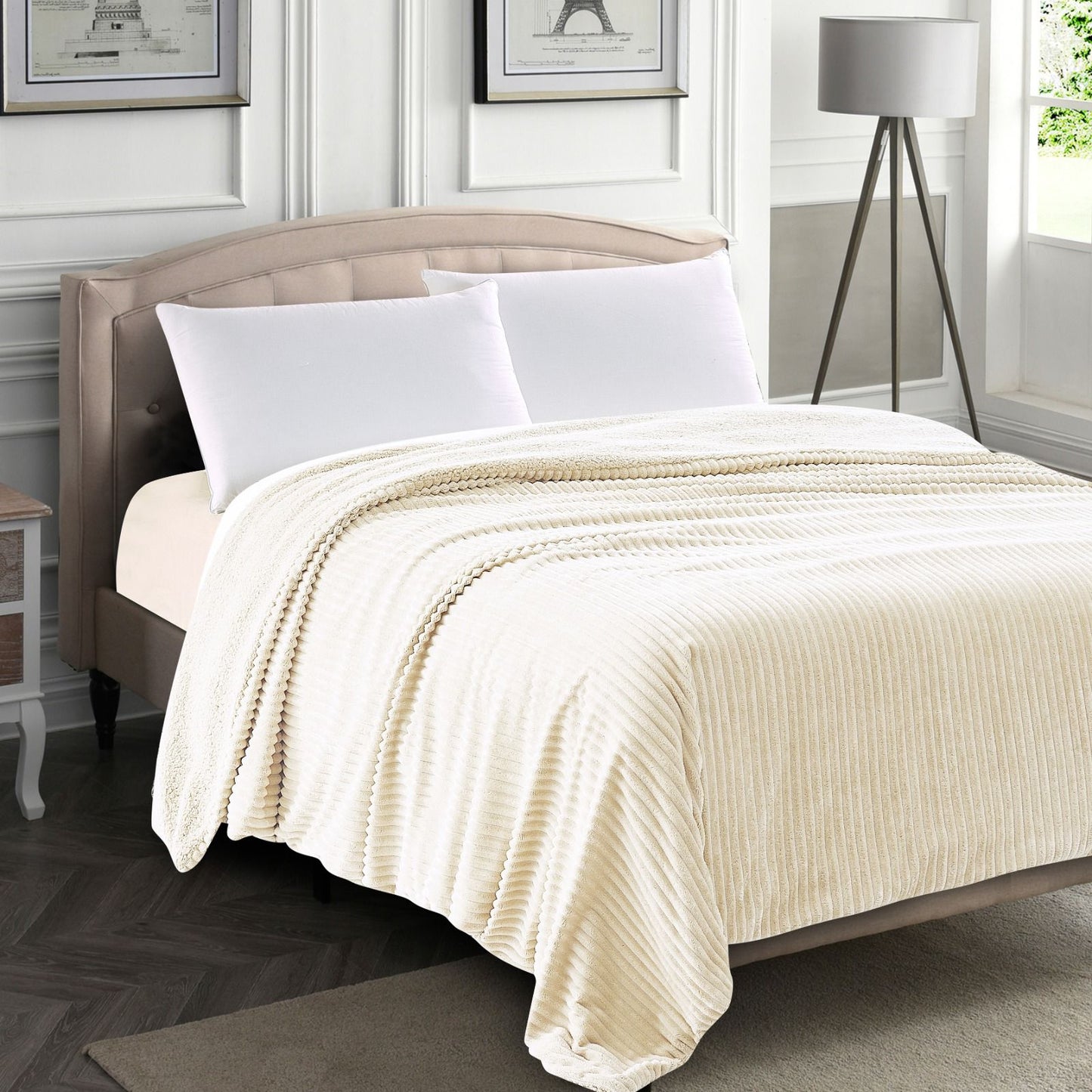 שמיכת חורף "כבש" - רויאל הום - במגוון צבעים-שמיכת חורף-SUPERHOME סופרהום-2.00*1.50 ס''מ-קרם-סופר הום