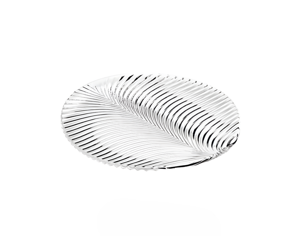 צלחת דקורטיבית קריסטל 28.5 ס