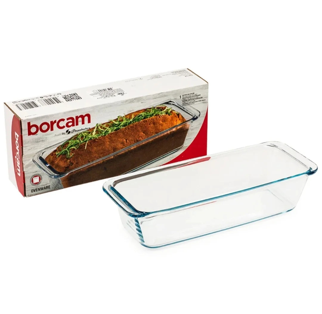 תבנית אינגליש זכוכית - 28*12 ס"מ-תבניות זכוכית-Borcam-28 ס"מ-סופר הום