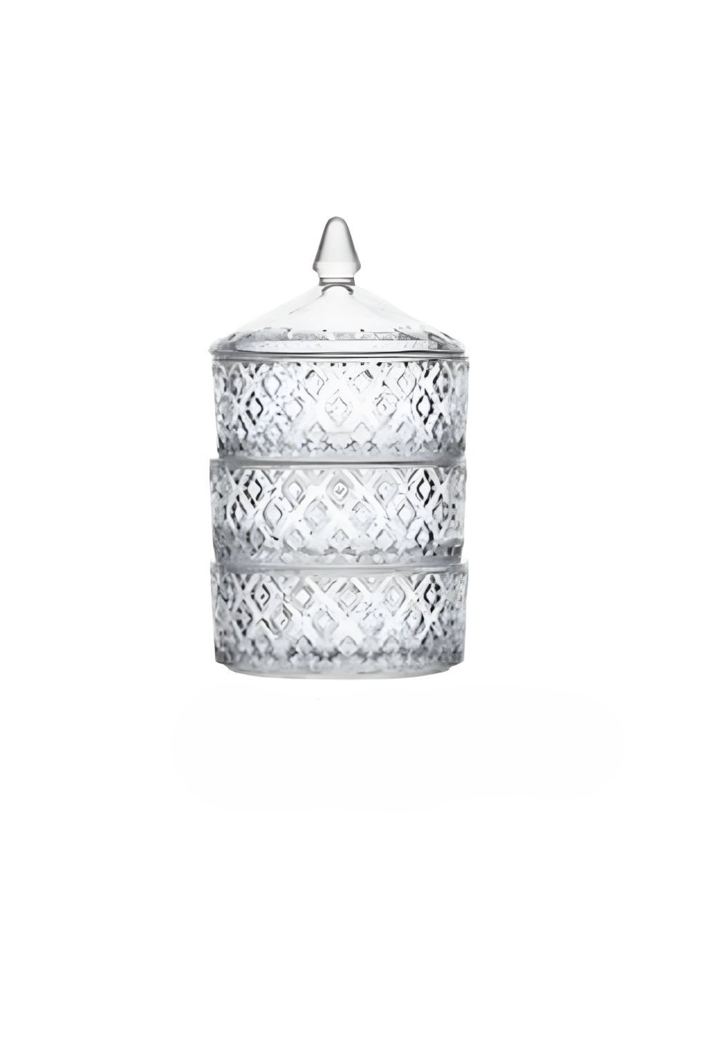 בונבוניירה 3 קומות זכוכית – דגם TG1055B/L3-בונבוניירה-DELI-סופר הום