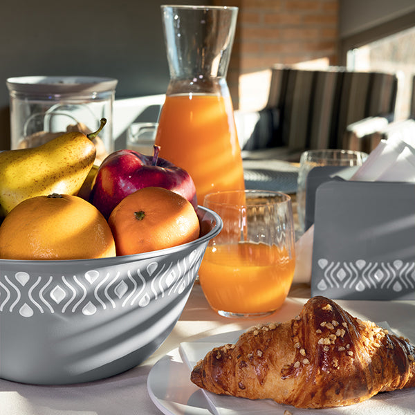 קערה - מגוון מידות וצבעים-קערה אקרילית-TOSCA-חום-13 ס"מ-סופר הום