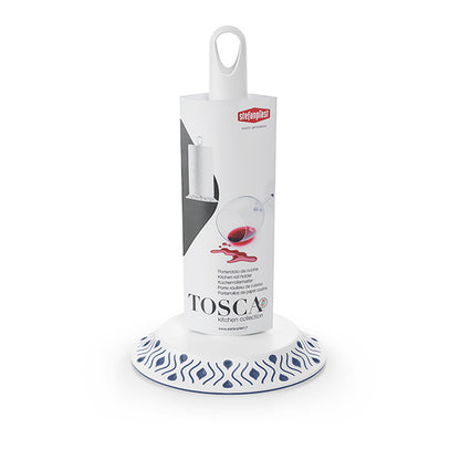 מעמד לנייר סופג - לבן כחול-מתקן לנייר מטבח-TOSCA-סופר הום