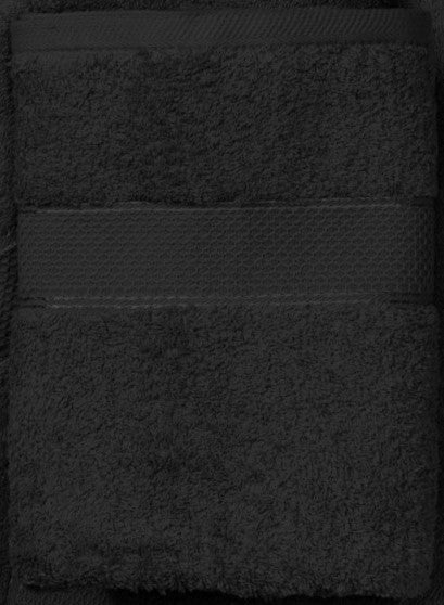 מגבת פנים כותנה 30*30 - מגוון צבעים-מגבת פנים-Cotton Avenue-שחור-סופר הום