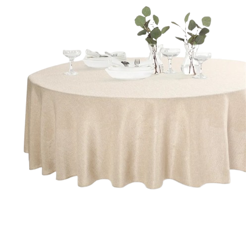 מפת שולחן עגולה דגם מילאן בז'\אפור-מפת שולחן-ASHRAM-בז' בוהק-סופר הום