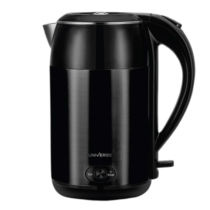 כד UNIVERSE שבת/חול NRU-5020 נירוסטה שחור-קומקום שבת-SUPERHOME סופרהום-סופר הום