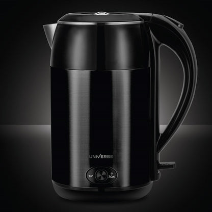 כד UNIVERSE שבת/חול NRU-5020 נירוסטה שחור-קומקום שבת-SUPERHOME סופרהום-סופר הום