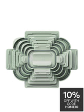 טען תמונה לצפייה בגלריה, סט 5 קופסאות אחסון-קופסאות מטבח פלסטיק-Lock &amp; Lock-סופר הום
