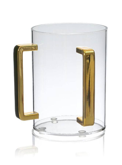 נטלה אקרילית עם ידיות בצבע זהב/שחור/לבן-נטלה אקרילי-Cucina-זהב-סופר הום