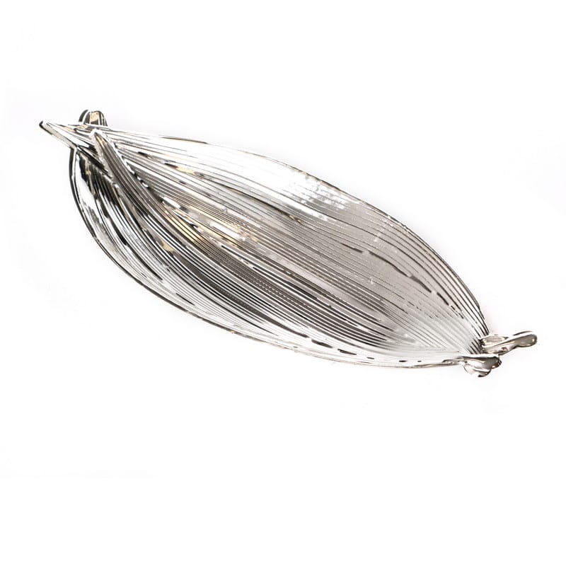 קערת ענפים ציפוי כסף-הגשה מתכת-PALDINOX-סופר הום