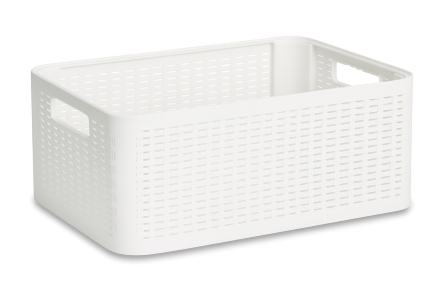 סלסלת ראטן מודולארית 18 ליטר - מגוון צבעים-סלסלה-ליפסקי-לבן-סופר הום