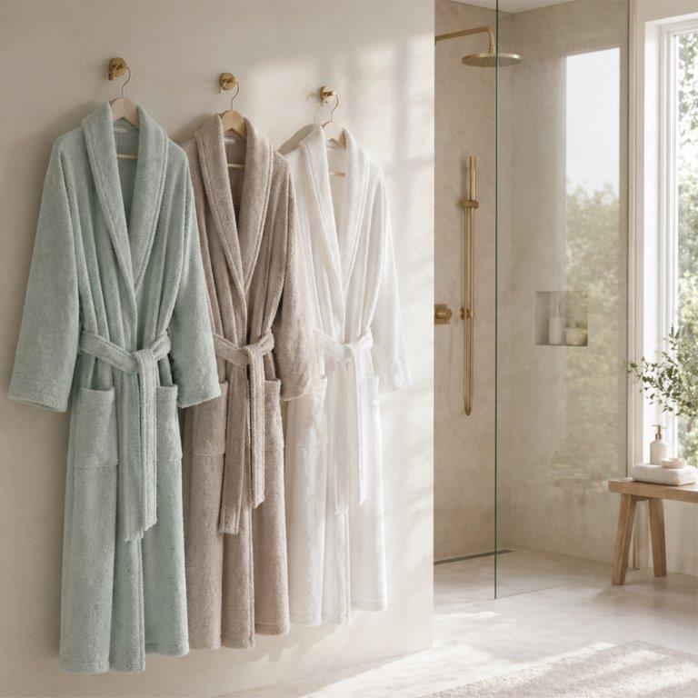 חלוק רחצה פרימיום אופוויט S-M-חלוק מגבת-Cotton Avenue-S-M-אופוויט-סופר הום