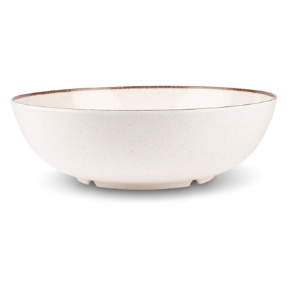 קערת הגשה מלמין 30.5 ס”מ קרם CASUAL-קערות פלסטיק-Food Appeal-סופר הום