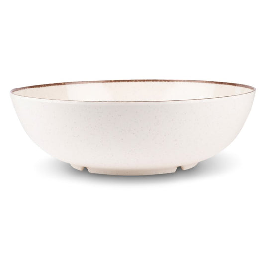 קערת הגשה מלמין 30.5 ס”מ קרם CASUAL-קערות פלסטיק-Food Appeal-סופר הום