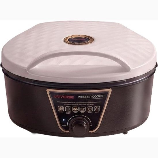 פלא קוקר חשמלי 2100W עם סיר נשלף Wonder Cooker NRI-8650 - מגוון צבעים-סיר טיגון חשמלי-Universe-שחור-לבן-סופר הום
