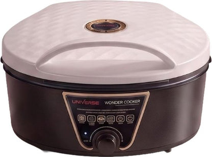 פלא קוקר חשמלי 2100W עם סיר נשלף Wonder Cooker NRI-8650 - מגוון צבעים-סיר טיגון חשמלי-Universe-שחור-לבן-סופר הום