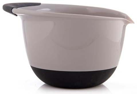 קערת עירבול 21 ס''מ 1.4 ליטר - אפור בהיר-קערות פלסטיק-Naaman נעמן-סופר הום