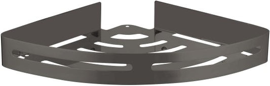 מדף פינתי חד־קומתי אפור מטאלי-מדף לקיר-Aquila-סופר הום