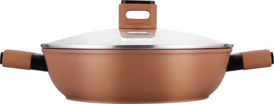 סיר אלומיניום מחושל עם מכסה סדרת Boston מבית - מגוון גדלים-סירי אלומיניום-Naaman נעמן-סיר סוטאז' - 32 ס"מ 6.5 ליטר-סופר הום