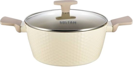 סיר יציקת אלומיניום 18 ס''מ 1.7 ליטר סדרת Diamonds-סירי אלומיניום-Soltam סולתם-סופר הום