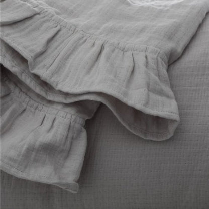 שמיכת קיץ טטרה 100% כותנה דגם Urban בשני צבעים-שמיכת קיץ-Vardinon ורדינון-אפור בהיר חלק-סופר הום