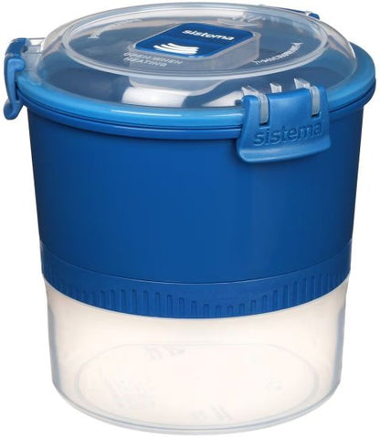 קופסת אוכל מחולקת Lunchstack To Go-קופסאות מטבח פלסטיק-Sistema-סופר הום