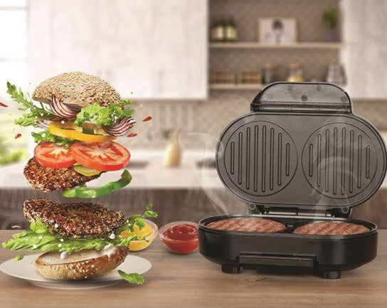 מכשיר ביתי להכנת המבורגרים HOME BURGER-מחבת חשמלית-SELMOR-סופר הום